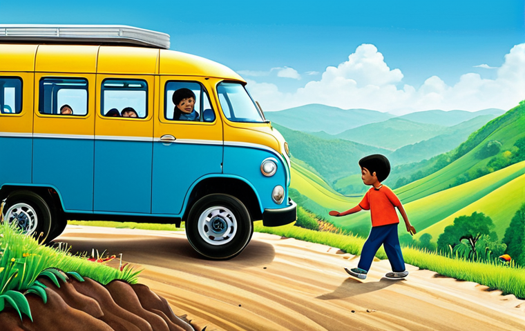 타요 팬 커뮤니티 활동 - **

"A young, happy child wearing a "Tayo the Little Bus" themed t-shirt, fully clothed, holding a T...